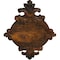 Ekena Millwork Quentin Ceiling Medallion, Hand-Painted Rust, 23 1/2"W x 12 1/4"H x 1 1/2"P CM23RO1RUS - alternate 4